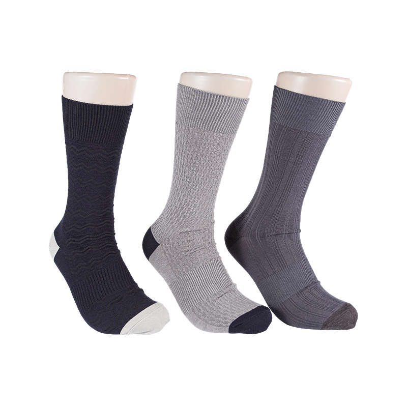 Vegyes textúrájú Arch Support Crew 3ppk zokni