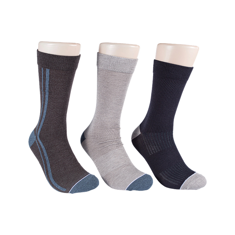 Side Stripes Arch Support Crew 3pp zokni