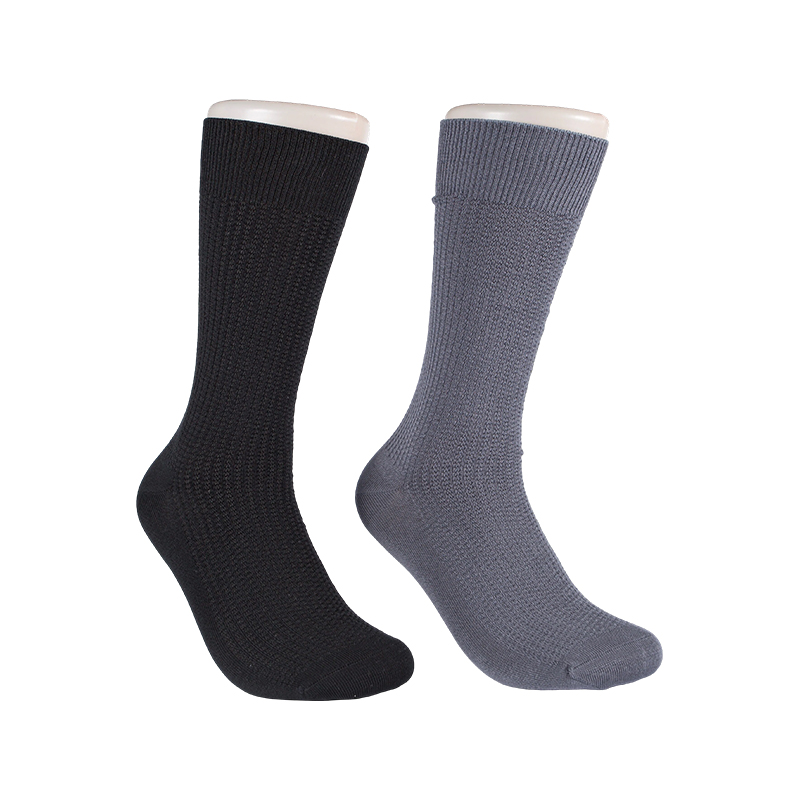Férfi Mercerized Cotton Crew Zokni
