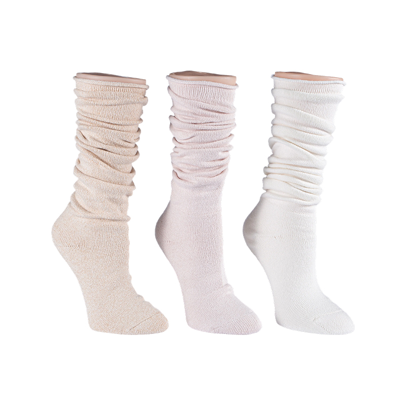 Roll Top Full Cushion Slouchy Crew 2ppk zokni